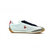 Le Coq Sportif Quartz Gum Optical Blanc / Titanium - Chaussures Baskets Basses Boutique France